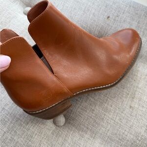 Cole Haan Brown Leather Ankle Booties
